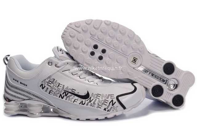 Nike Shox 93 Blancs Confortables Noire